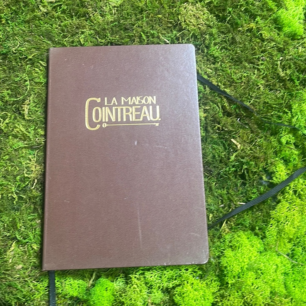 New-ish   La Madison Cointreau.  Notebook